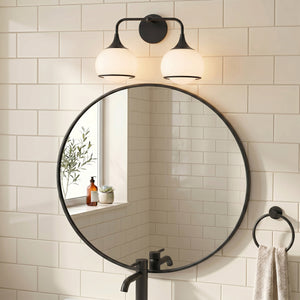 Noraine 17" Two Light Bath and Vanity, Old Bronze