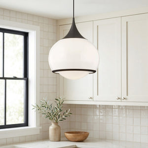 Noraine 14" One Light Pendant, Old Bronze