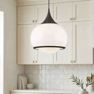 Noraine 14" One Light Pendant, Old Bronze