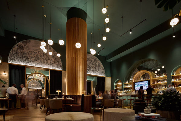 Noraine 7" One Light Pendant, Aged Brass