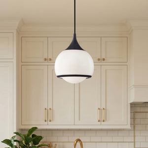 Noraine 7" One Light Pendant, Old Bronze