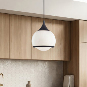 Noraine 7" One Light Pendant, Old Bronze