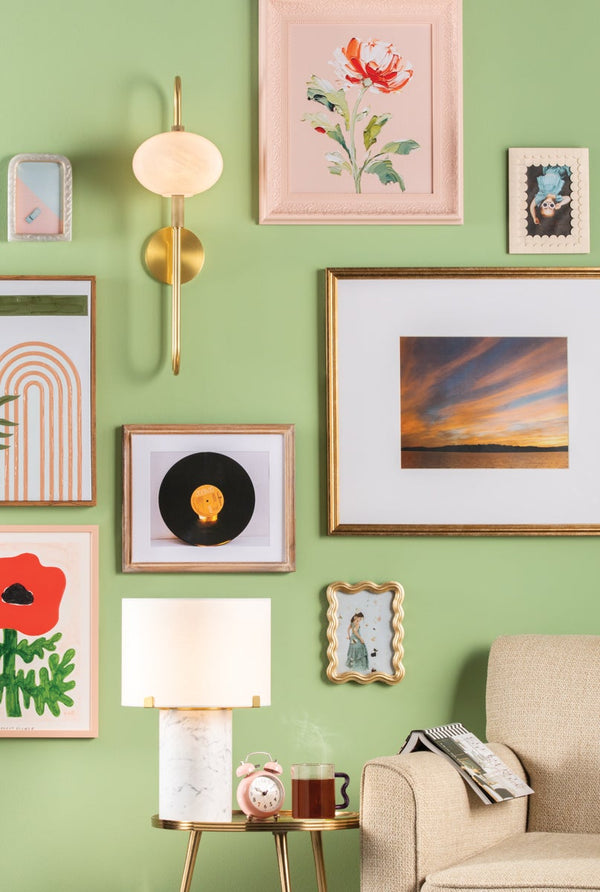 Fenellea 7" One Light Wall Sconce, Aged Brass