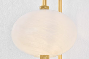 Fenellea 7" One Light Wall Sconce, Aged Brass
