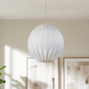 Araine 24" One Light Pendant, Aged Brass