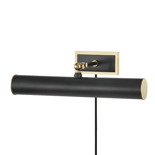 Thalan 16" Two Lights Plug-In Picture Light, Aged Old Bronze