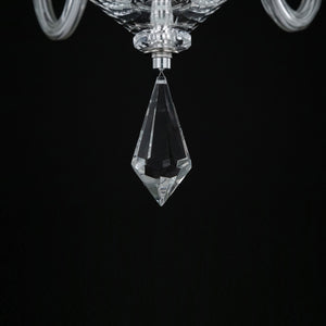 Habsburg 30'' Six Light Chandelier, Polished Chrome