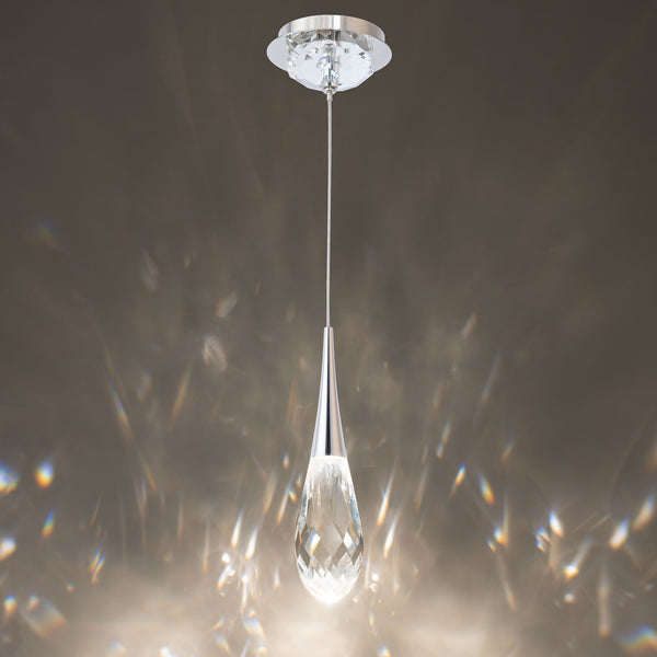 Hibiscus 3'' LED Mini Pendant, Polished Nickel