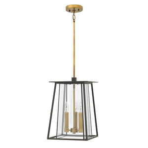 Warren 12" Three Led Exterior, Buckeye Bronze