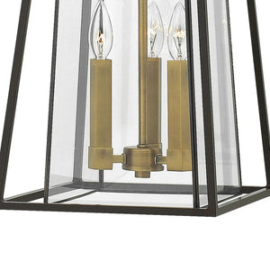 Warren 12" Three Led Exterior, Buckeye Bronze