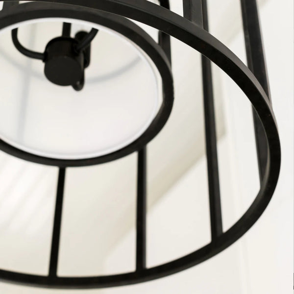 Hulcroft 21'' Six Light Chandelier, Matte Black