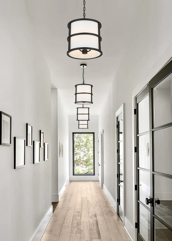 Hulcroft 13'' Three Light Pendant, Matte Black