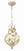 Ivy 9'' Three Light Mini Chandelier, Champagne