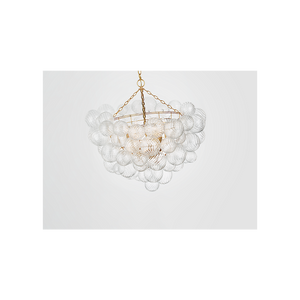 Talia 38" Twelve Light Grande Chandelier, Gild