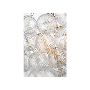 Talia 38" Twelve Light Grande Chandelier, Gild
