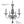 Jasmine 20'' Five Light Chandelier, Silver