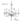 Jasmine 22.5'' Six Light Chandelier, Silver