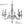 Jasmine 33'' Nine Light Chandelier, Silver