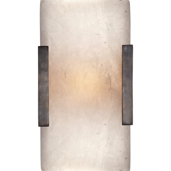 Covet 5" One Light Wide Clip Bath Sconce, Bronze