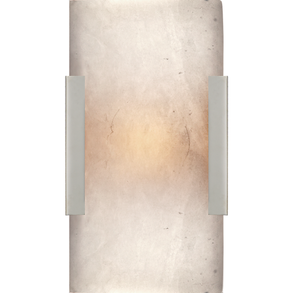 Covet 5" One Light Wide Clip Bath Sconce, Polished Nickel