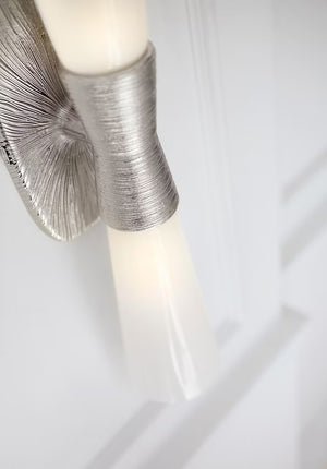 Utopia 4.75" Two Light Bath Sconce, Polished Nickel