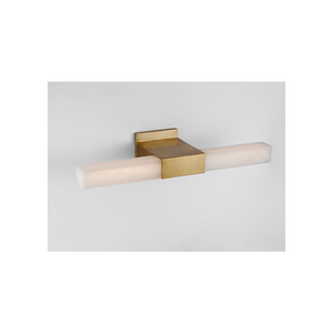 Covet 24" LED Bath Light, Antique-Burnished Brass