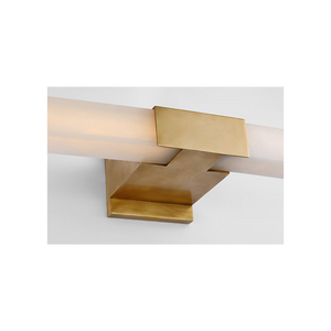Covet 24" LED Bath Light, Antique-Burnished Brass