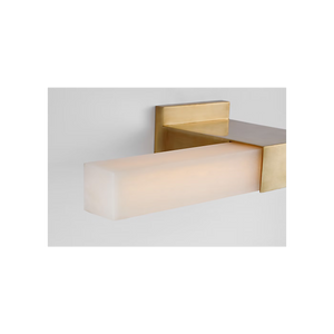 Covet 24" LED Bath Light, Antique-Burnished Brass