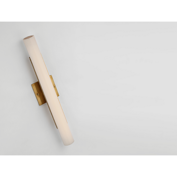 Precision 4.25" LED Bath Light, Antique-Burnished Brass