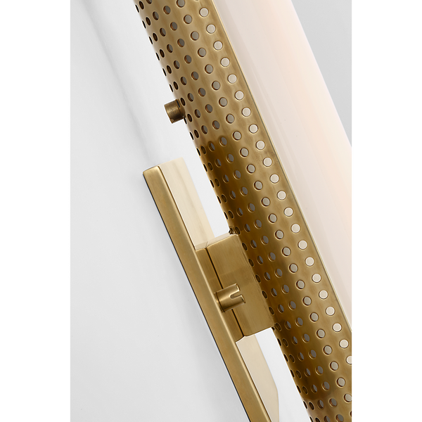 Precision 4.25" LED Bath Light, Antique-Burnished Brass