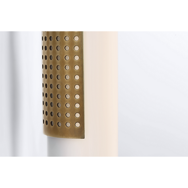 Precision 4.25" LED Bath Light, Antique-Burnished Brass