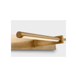Axis 30" LED Picture Light, Antique-Burnished Brass