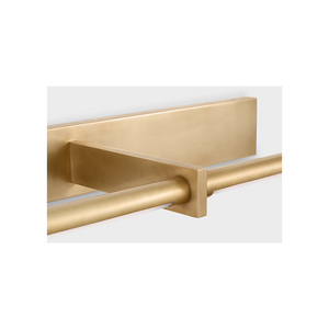 Axis 30" LED Picture Light, Antique-Burnished Brass