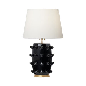 Linden 17" One Light Table Lamp, Black
