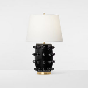 Linden 17" One Light Table Lamp, Black
