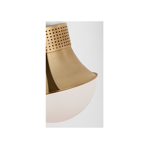 Precision 9" Flush Mount, Antique Burnished Brass