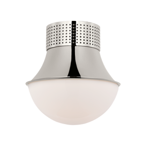 Precision 9" Flush Mount, Polished Nickel