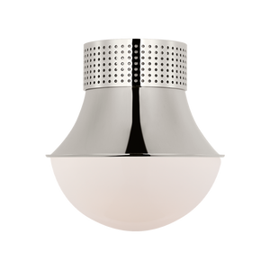 Precision 9" Flush Mount, Polished Nickel