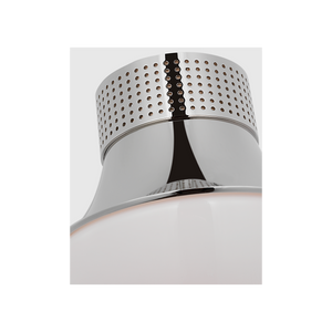 Precision 9" Flush Mount, Polished Nickel