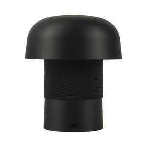 Sensa Play Mini 6" Cordless Rechargeable Indoor/Outdoor Speaker Lamp, Black
