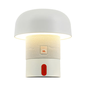 Sensa Play Mini 6" Cordless Rechargeable Indoor/Outdoor Speaker Lamp, White