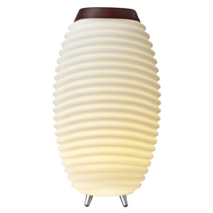 Synergy 16" Cordless Rechargeable Indoor/Outdoor Speaker Lamp, White
