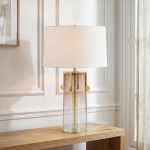 Eliana 18" One Light Table Lamp, Aged Brass