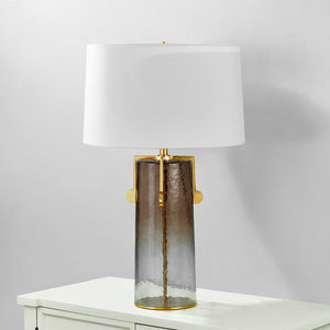 Eliana 18" One Light Table Lamp, Aged Brass