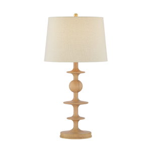 Julien 15" One Light Table Lamp, Aged Brass