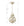 Ivy 9'' Three Light Mini Chandelier, Champagne