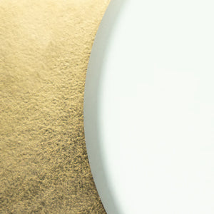 Adair 20'' Three Light Pendant, Matte White / Antique Gold