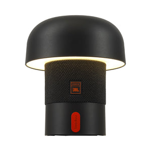 Sensa Play Mini 6" Cordless Rechargeable Indoor/Outdoor Speaker Lamp, Black