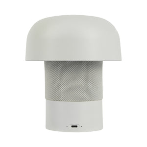 Sensa Play Mini 6" Cordless Rechargeable Indoor/Outdoor Speaker Lamp, White