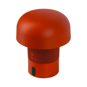 Sensa Play Mini 6" Cordless Rechargeable Indoor/Outdoor Speaker Lamp, Red/Orange